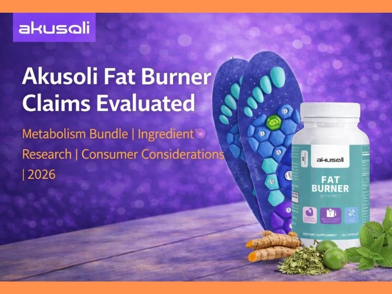 Akusoli Fat Burner Claims Evaluated Safe Fat-Burning Formula with Metabolism-Boosting Magnetic Acupressure Insoles