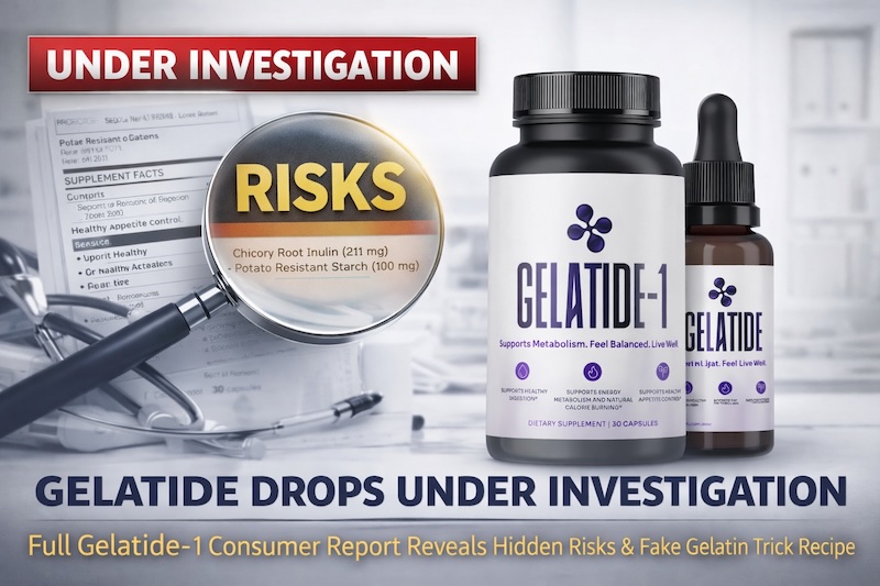 Gelatide Drops Under Investigation: Full Gelatide-1 Consumer Report Reveals Shocking Hidden Risks & Fake Gelatin Trick Recipe