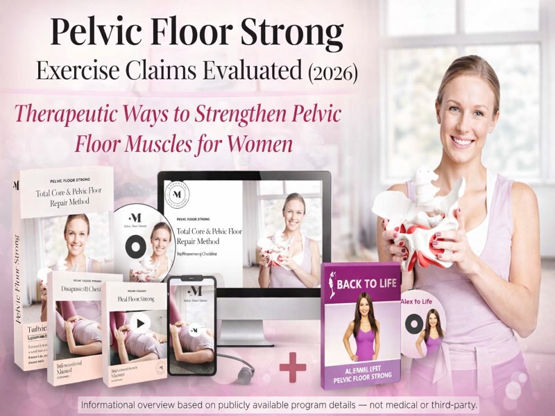 Pelvic Floor Strong Exercise Claims Evaluated (2026) Therapeutic Ways to Strengthen Pelvic Floor Muscles for Women