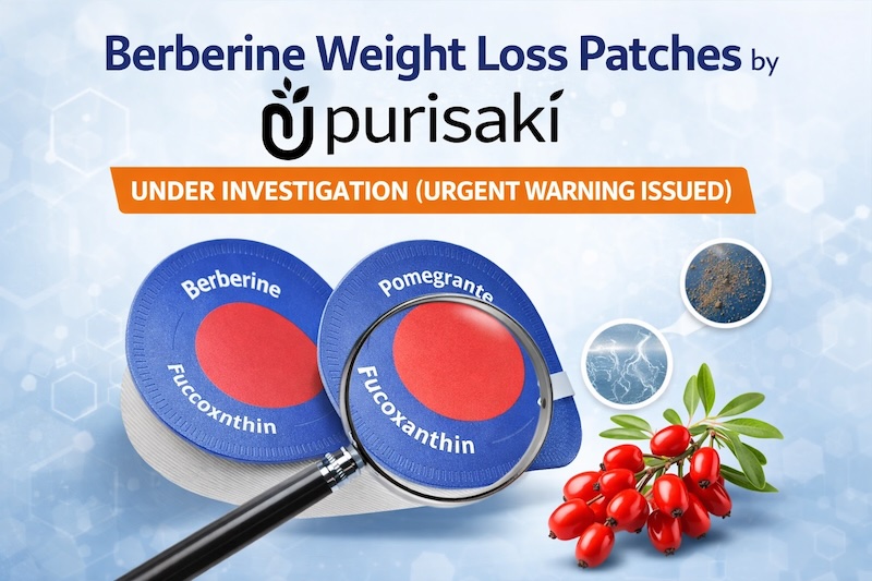 Berberine Weight Loss Patches by Purisaki Under Investigation (URGENT Warning Issued)