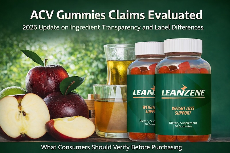 Best ACV Gummies Claims Evaluated What Ingredient Labels Actually Disclose vs. What Marketing Pages Emphasize — 2026 Consumer Transparency Update