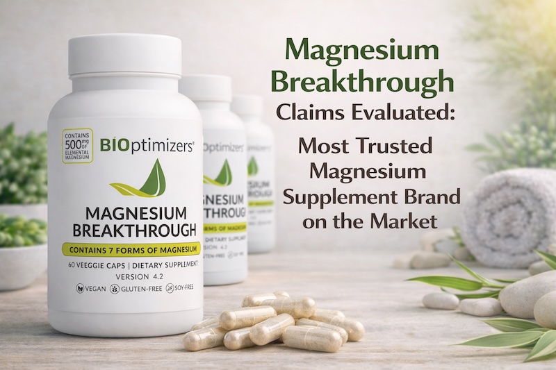 BiOptimizers Magnesium Breakthrough Claims Evaluated Most Trusted Magnesium Supplement Brand on the Market