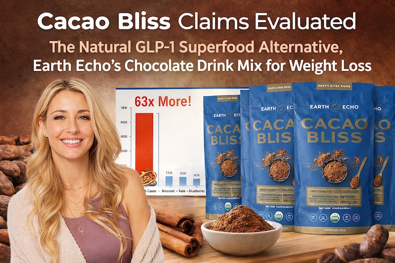 Cacao Bliss Claims Evaluated: The Natural GLP-1 Superfood Alternative, Earth Echo's Chocolate Drink Mix for Weight Loss