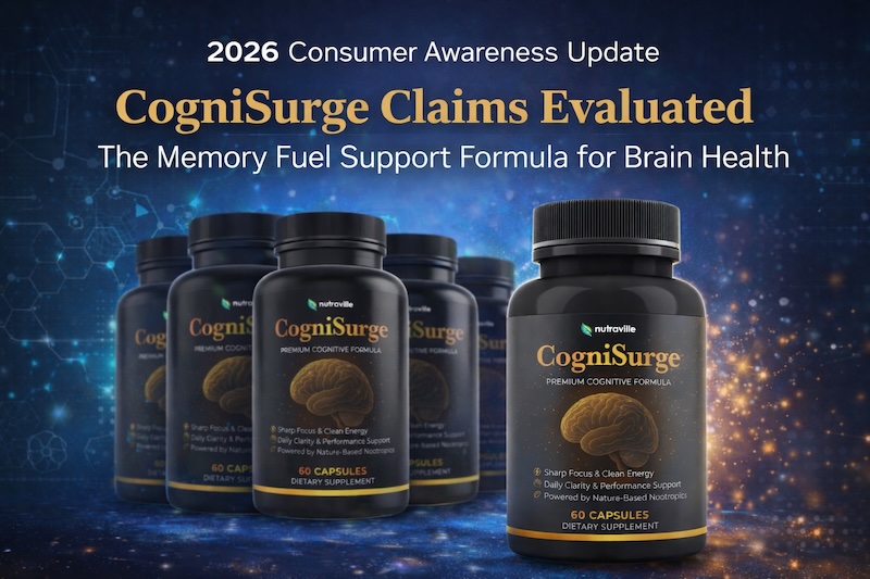 CogniSurge Claims Evaluated: The Memory Fuel Support Formula for Brain Health by NutraVille