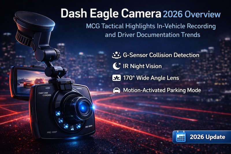 Dash Eagle Camera Claims Evaluated: MCG Tactical's 1080P Night Vision Dash Cam With G-Sensor and Parking Mode Outlined for 2026