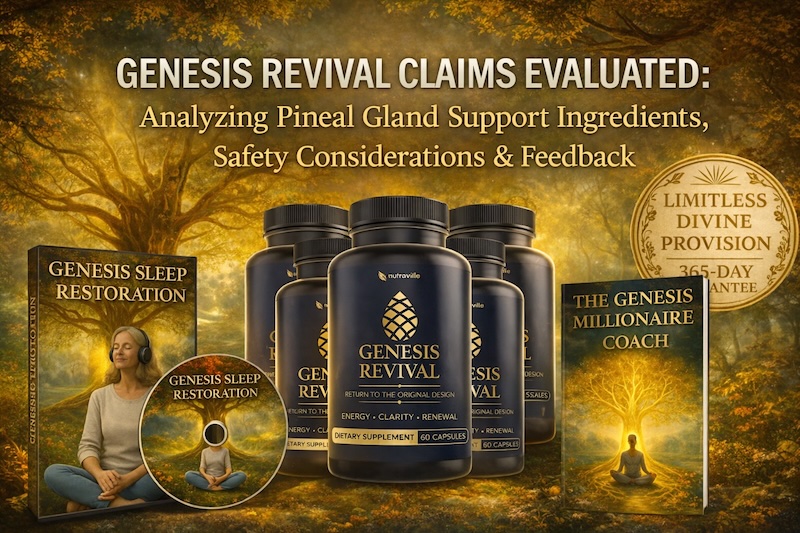 Genesis Revival Claims Evaluated Analyzing the Pineal Gland Support Ingredients, Side Effects Risk and User Complaints