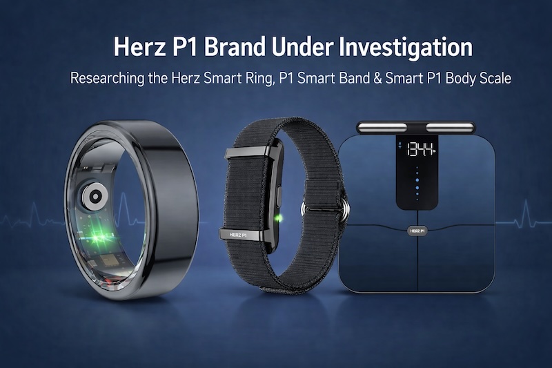 Herz P1 Brand Under Investigation Review the Herz Smart Ring, P1 Smart Band and Smart P1 Body Scale Product Details