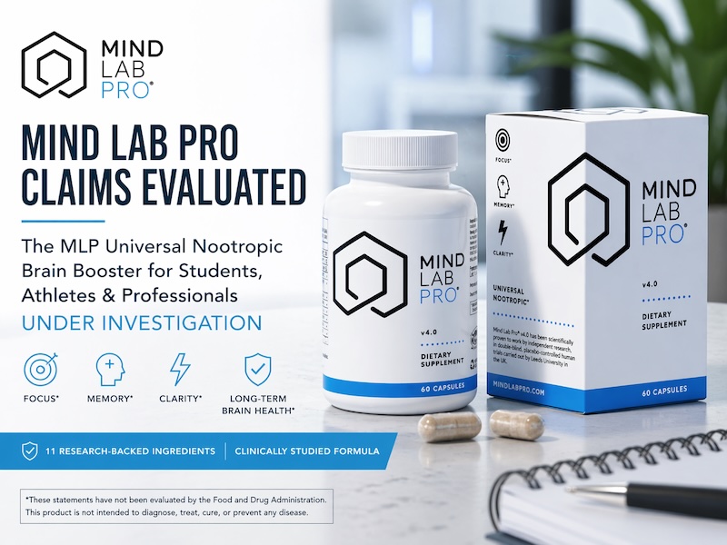 Mind Lab Pro Claims Evaluated The MLP Universal Nootropic Brain Booster for Students, Athletes and Professionals Under Investigation