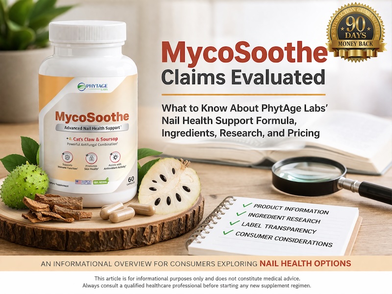 MycoSoothe Claims Evaluated: PhytAge Labs Myco Soothe Formula for Getting Rid of Nail Fungus 