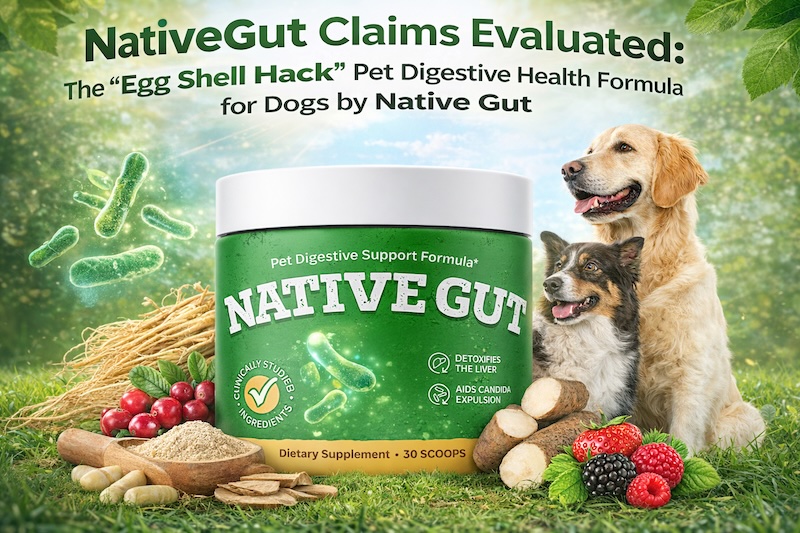 NativeGut Claims Evaluated The 'Egg Shell Hack' Pet Digestive Health Formula for Dogs by Native Gut