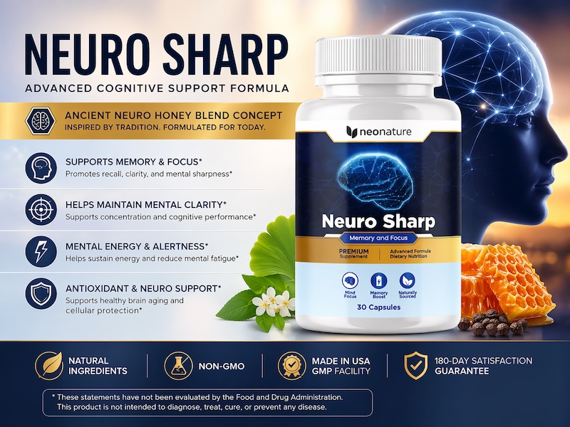 Neuro Sharp Claims Evaluated The Ancient Neuro Honey Blend Ritual to Reverse Brain Rot Side Effects with NeuroSharp