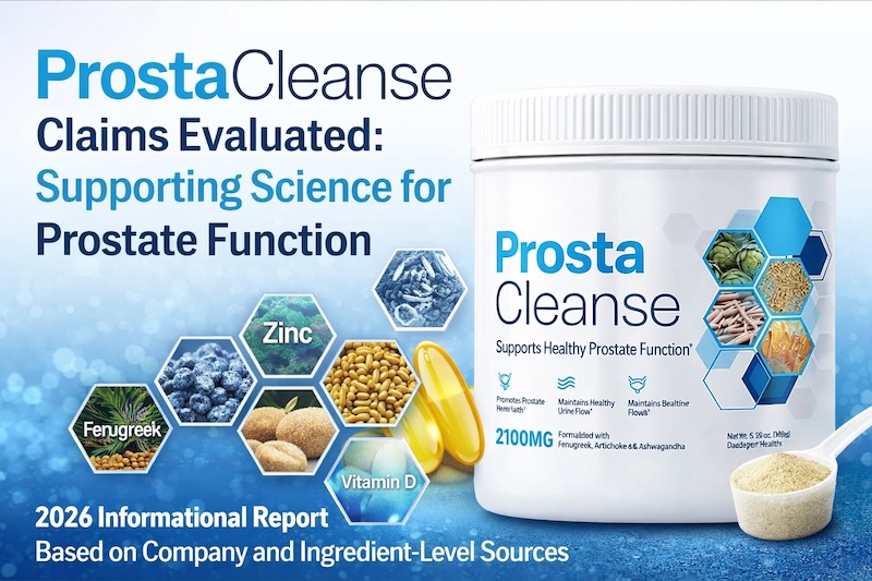 ProstaCleanse Claims Evaluated What Supporting Science Says About Prosta Cleanse for Prostate Function