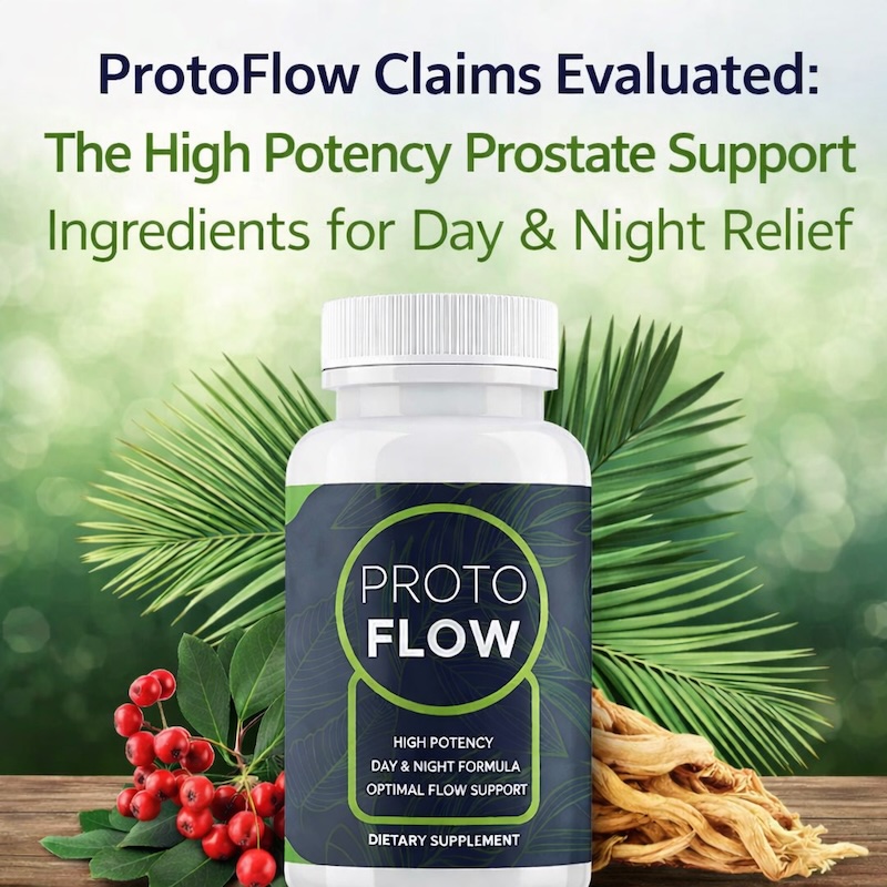ProtoFlow Claims Evaluated The High Potency Prostate Support Ingredients for Day and Night Relief