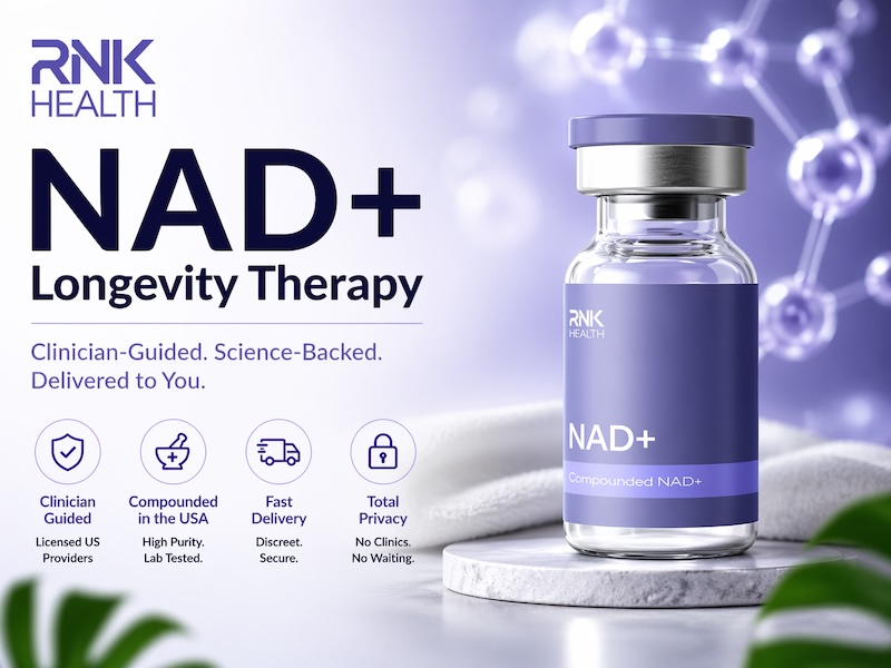 RNK Health NAD+ Longevity Therapy Claims Evaluated The Clinician-Guided NAD Injections and Medication Protocol