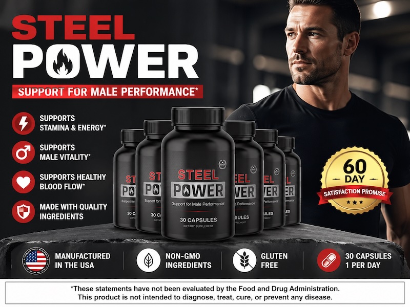 SteelPower Capsules for Male Enhancement Support Review the Ingredients and Where to Buy to Avoid Complaints