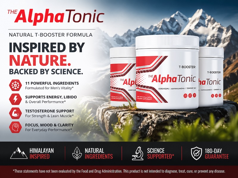 Alpha Tonic Under Investigation Evaluating the Official Website Claims and T-Booster Complaints