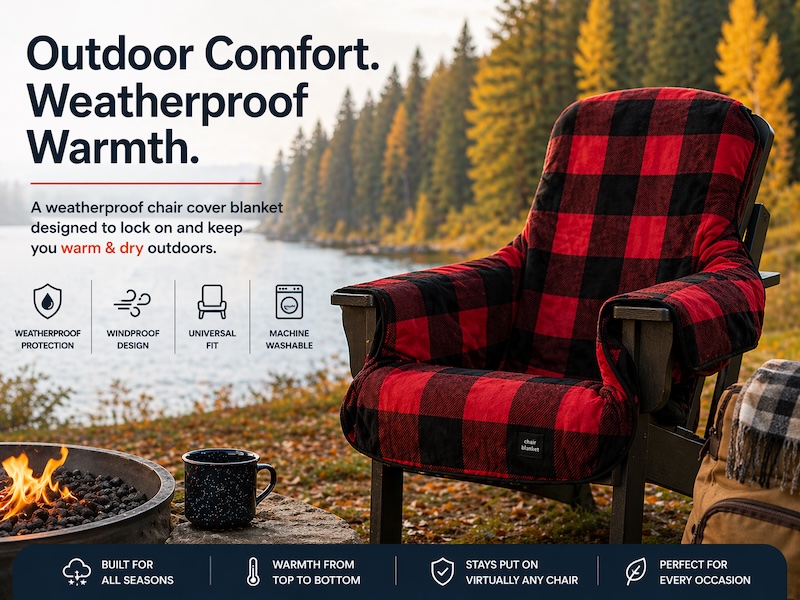 The Chair Blanket Claims Evaluated The Outdoor Weatherproof Chair Cover Blanket for Warm and Dry Support