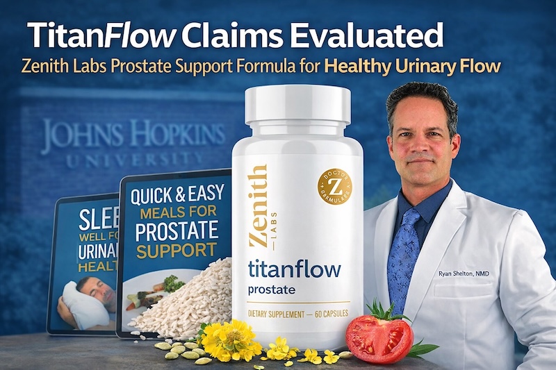 TitanFlow Claims Evaluated: Zenith Labs Prostate Support Formula for Healthy Urinary Flow
