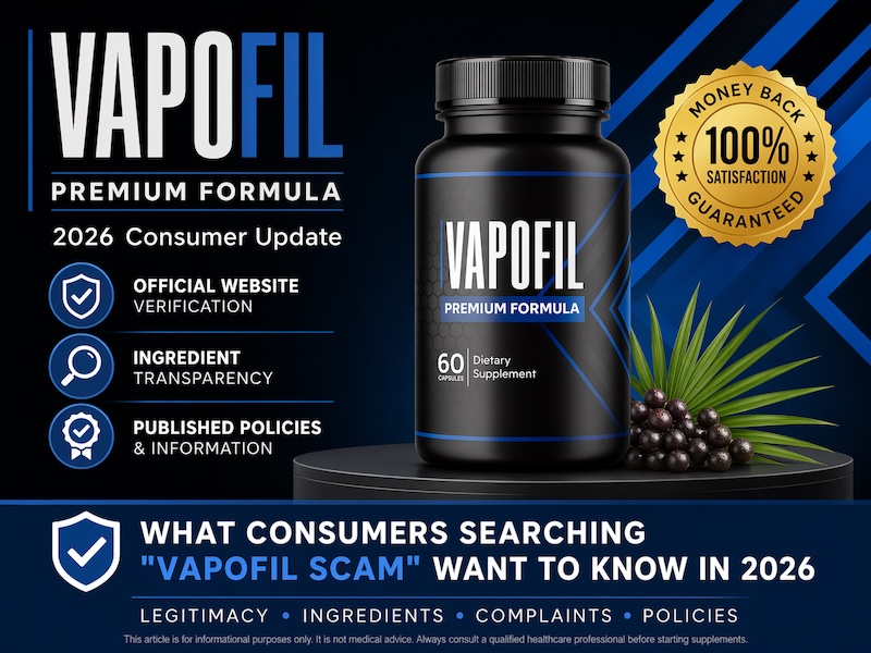 Vapofil Claims Evaluated (2026 Official Website Scam WARNING Update) Avoid Fake Complaints and Hidden Risks