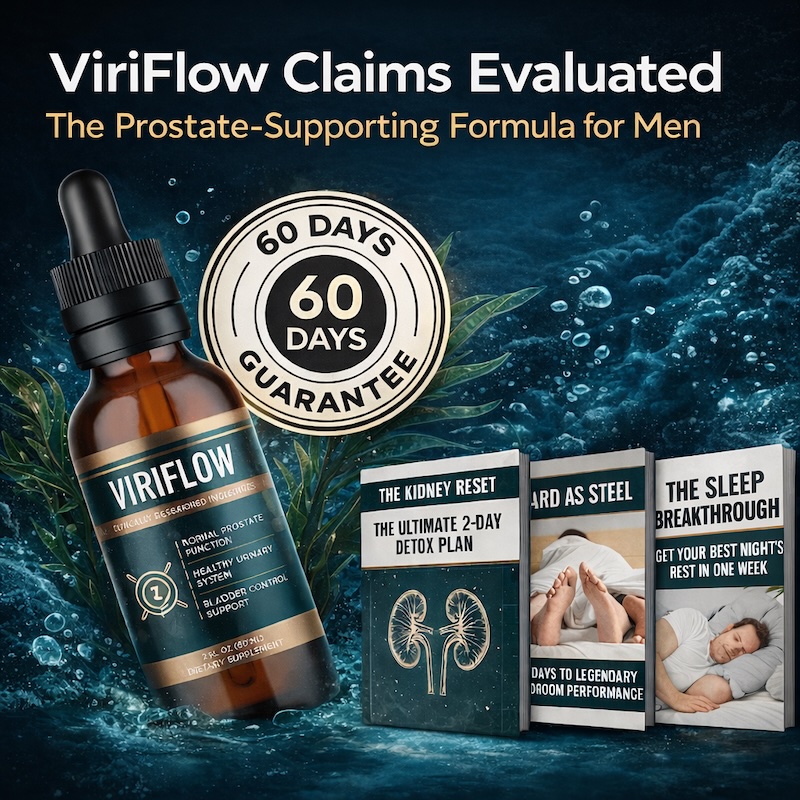 ViriFlow Claims Evaluated The Prostate-Supporting Formula for Men That Actually Works in Viri Flow Drops Reviewed