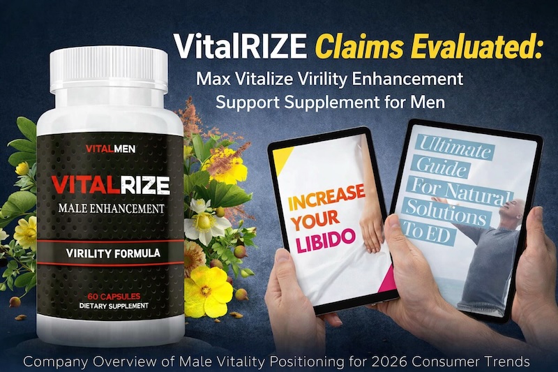 VitalRIZE Claims Evaluated The Max Vitalize Virility Enhancement Support Supplement for Men