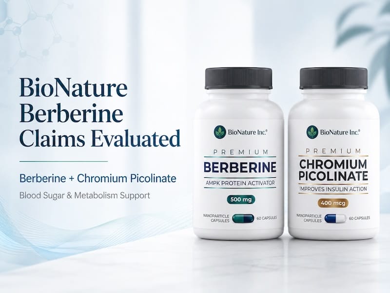BioNature Berberine Premium Berberine AMPK Activator Supplement for Blood Sugar & Metabolism Support