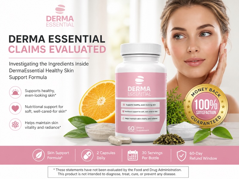 Derma Essential Claims Evaluated Investigating the Ingredients Inside DermaEssential Healthy Skin Support Formula