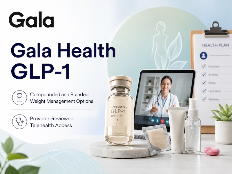 Gala Health GLP-1 Compounded and Branded Weight Loss Medication Options with Real Doctor Support