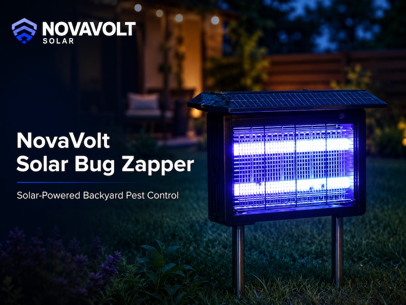 NovaVolt Solar Bug Zapper Claims Evaluated: The Most Effective Sun-Powered UV Bug Zapper for Chemical-Free Mosquito and Flying Pest Control