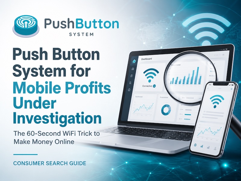 Push Button System for Mobile Profits Under Investigation The 60-Second WiFi Trick to Make Money Online