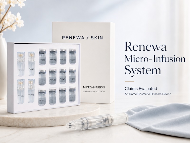 Renewa Micro-Infusion System Claims Evaluated The Painless Skin Microneedling Device for At-Home Face Lift Treatment