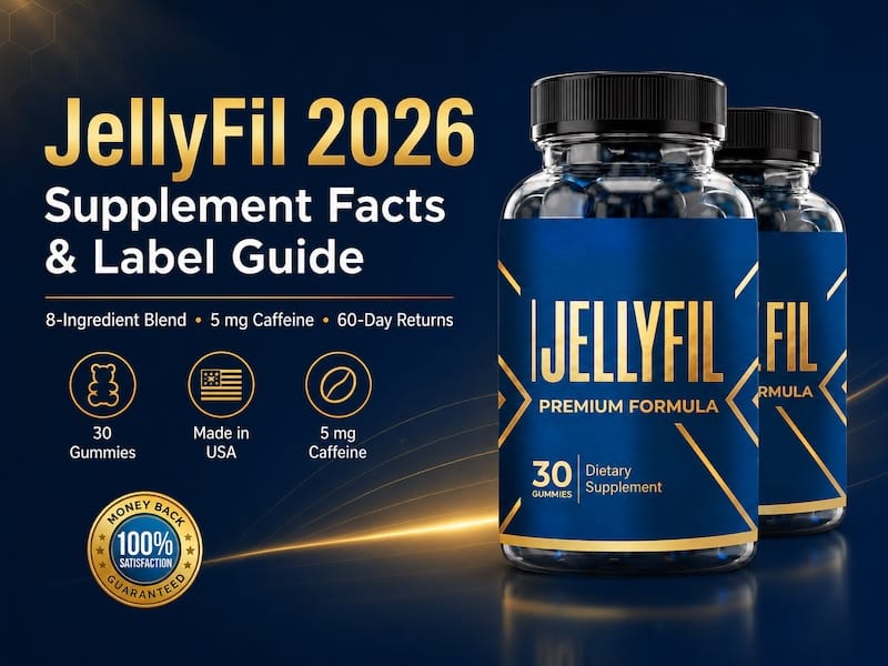 JellyFil Documents 2026 Supplement Facts Panel Composition, 8-Ingredient Proprietary Blend, and Manufacturing Disclosure for Its Gummy Dietary Supplement