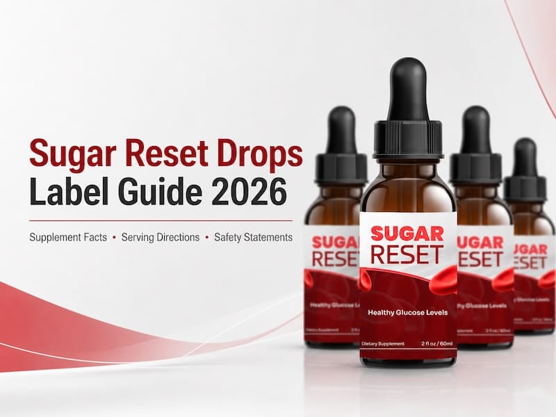 Sugar Reset Drops Label Guide